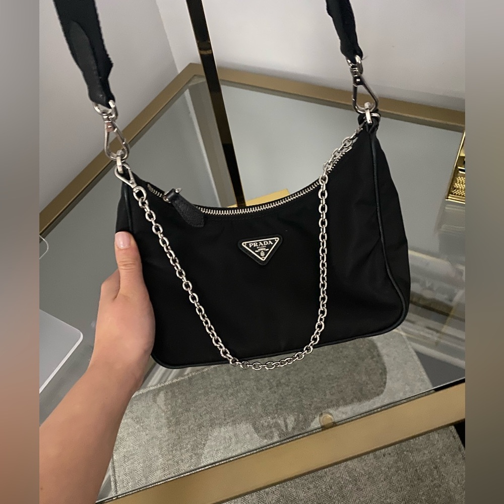 Prada re-edition 2005 nylon bag black